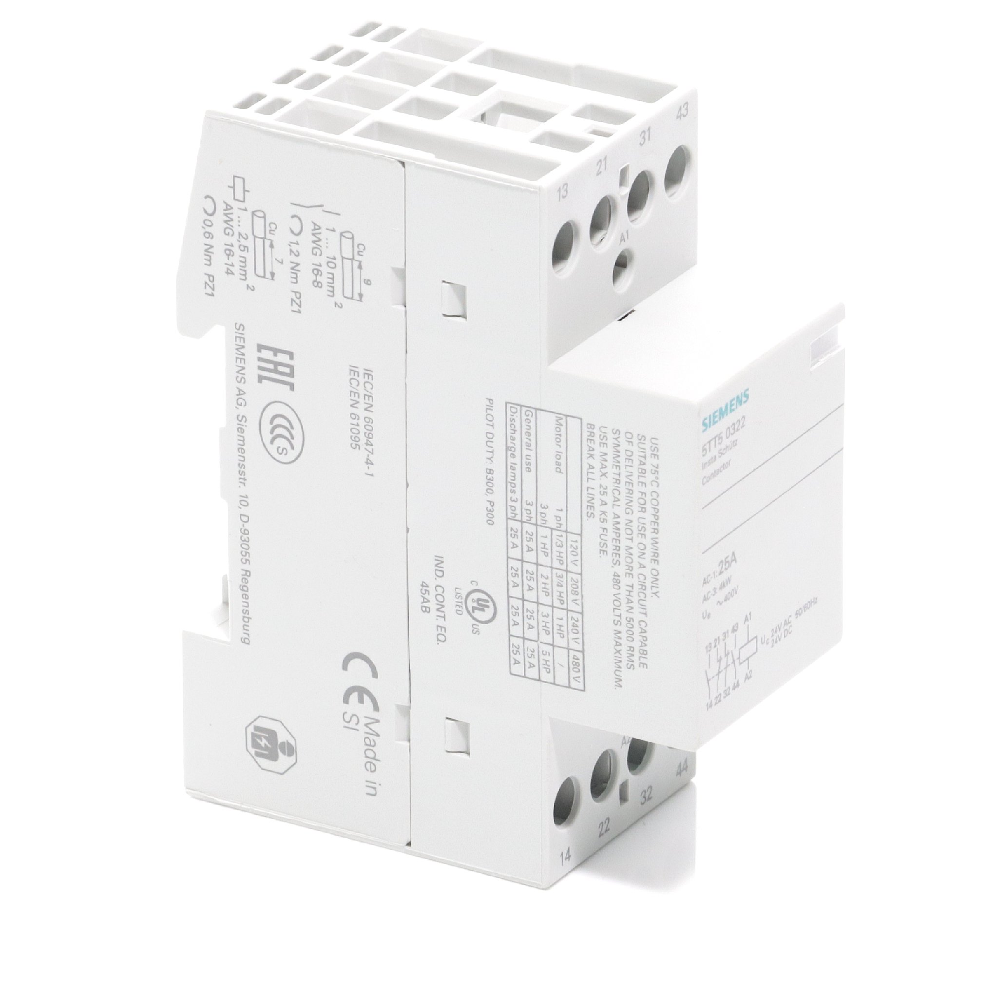 Insta contactor 70mm  New open Box